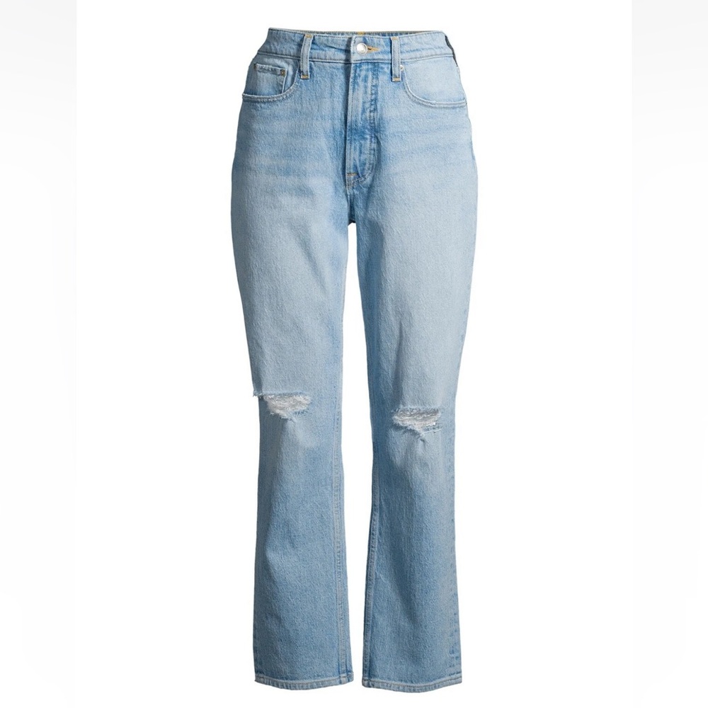 NWT! Free Assembly Women's Original 90's Straight Leg Blue Denim Jeans Size 8 - Picture 2 of 13